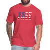 FREE American Fitted Cotton-Poly T-Shirt Unisex - heather red