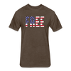 FREE American Fitted Cotton-Poly T-Shirt Unisex - heather espresso